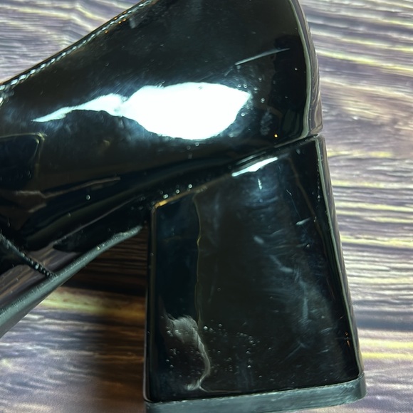 NWOB Women’s Rachel Zoe Block Heel Mary Jane Shoe Livia black 6.5 - Picture 13 of 16